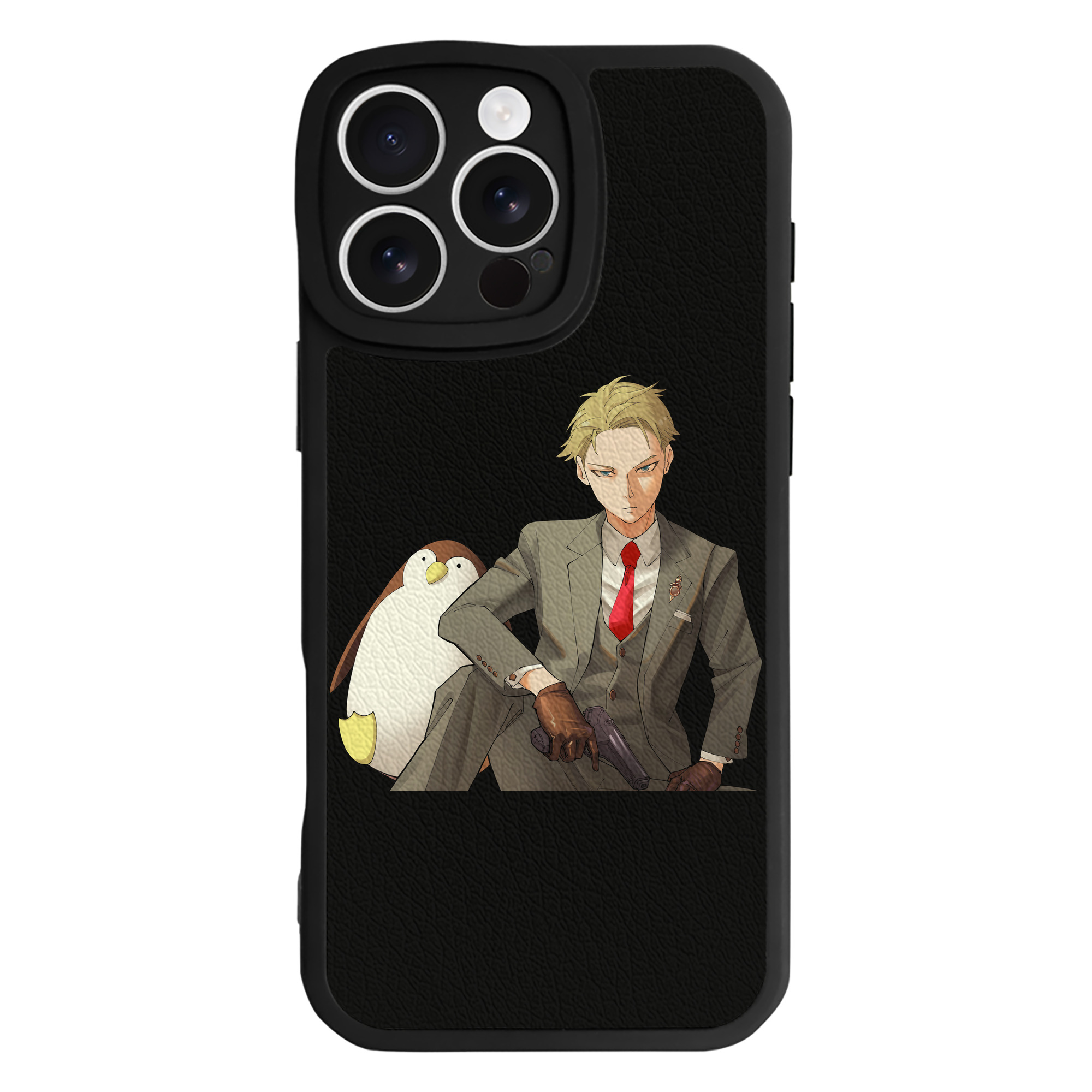 （画像用） SPY×FAMILY间谍家家酒 【iPhone 16シリーズ対応】シリコンスマホケース（レザー調） 材質：シリコン